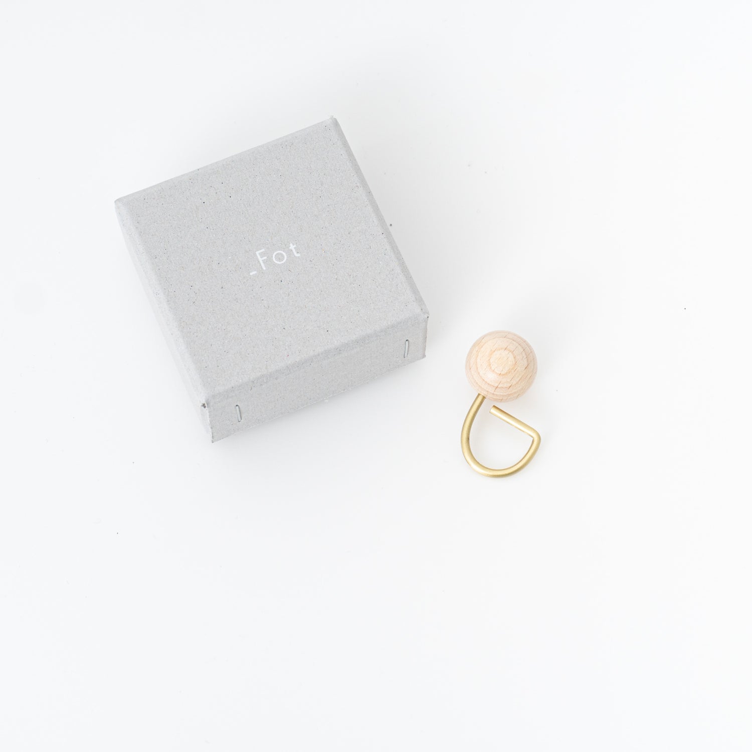 _Fot｜ball ring (wood)（WOOD）