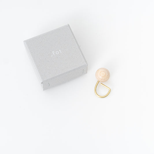 _Fot｜ball ring (wood)（WOOD）