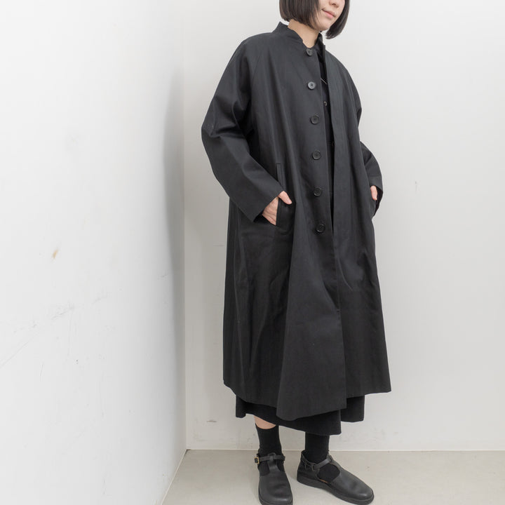 atelier naruse /WOMEN　2026｜FORMAL stand collar coat na-F04057