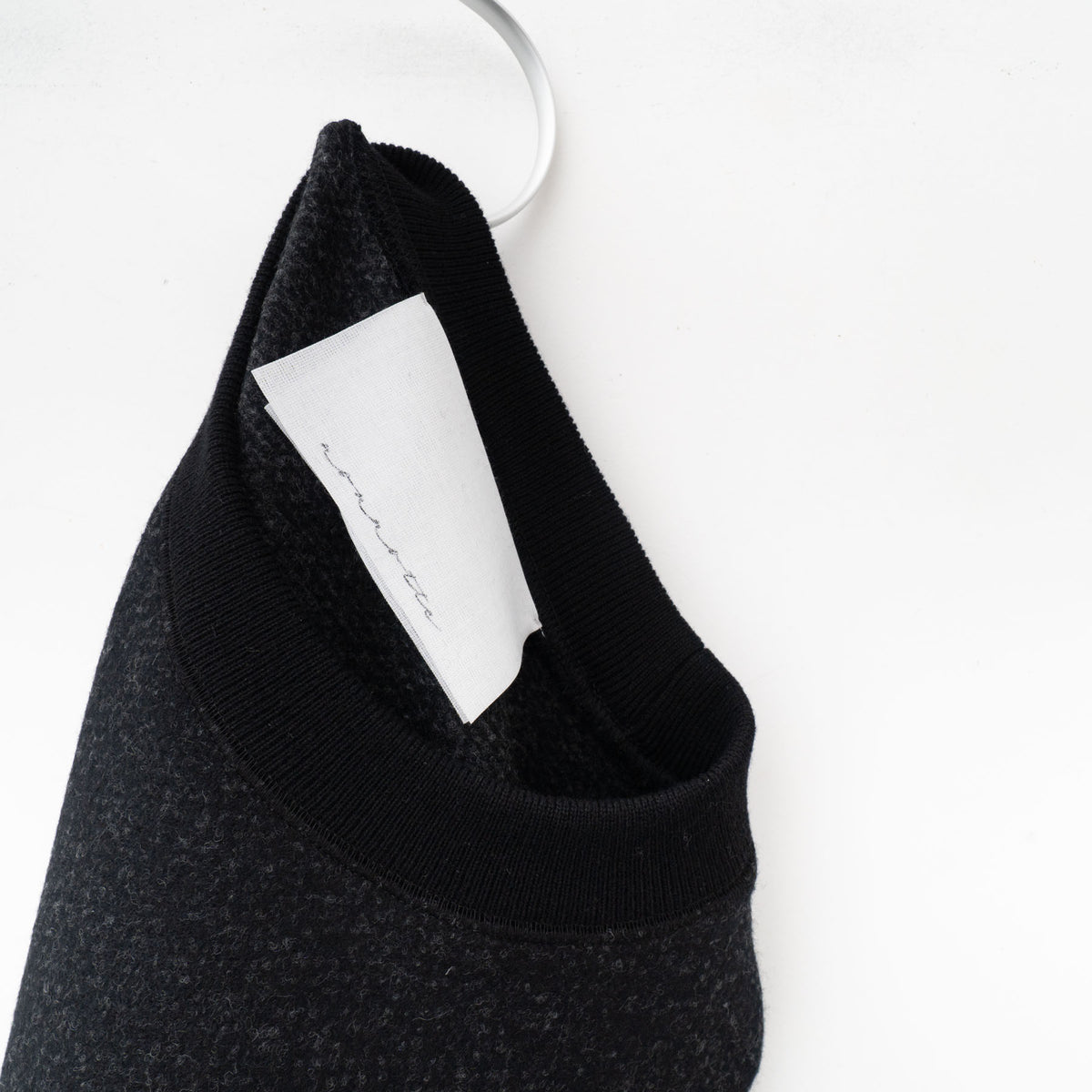 nonnotte｜MEN　box pullover-super120's heavyinlay melton