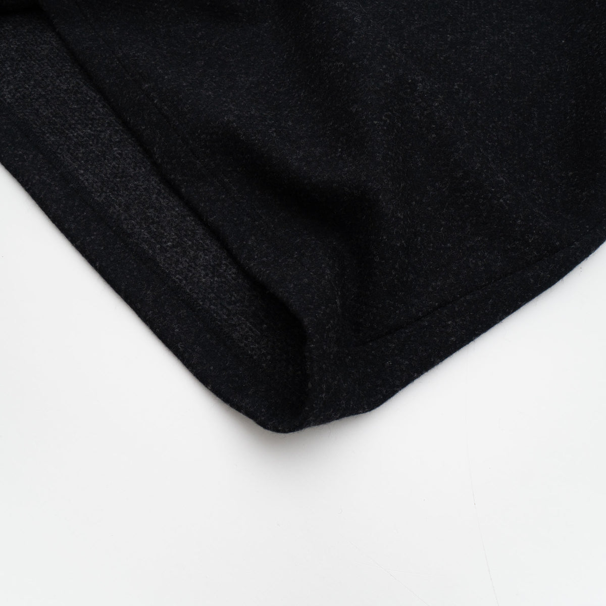 nonnotte｜MEN　box pullover-super120's heavyinlay melton