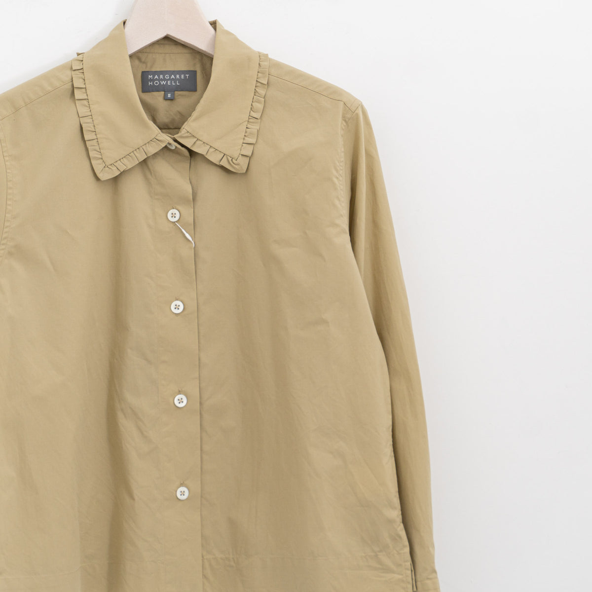 MARGARET HOWELL｜WOMEN　SUPER FINE COTTON POPLIN SHIRT 578-6153209