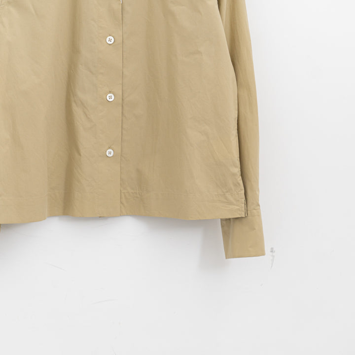 MARGARET HOWELL /WOMEN　SUPER FINE COTTON POPLIN SHIRT 578-6153209