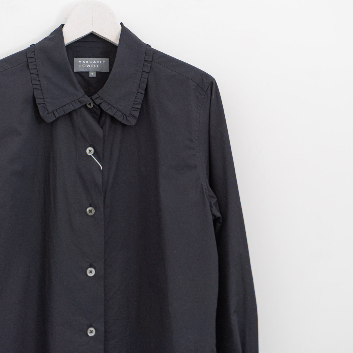 MARGARET HOWELL｜WOMEN　SUPER FINE COTTON POPLIN SHIRT 578-6153209