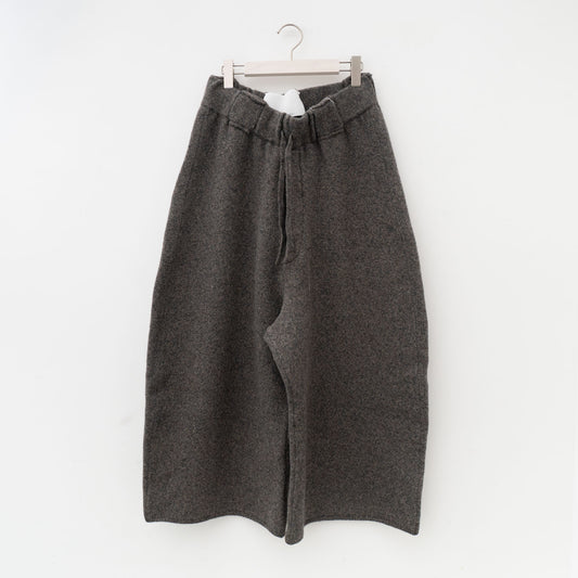 nonnotte｜MEN　knit pants extra wide -heavy oz yak knit