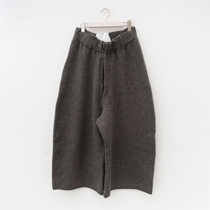 nonnotte /MEN　knit pants extra wide -heavy oz yak knit