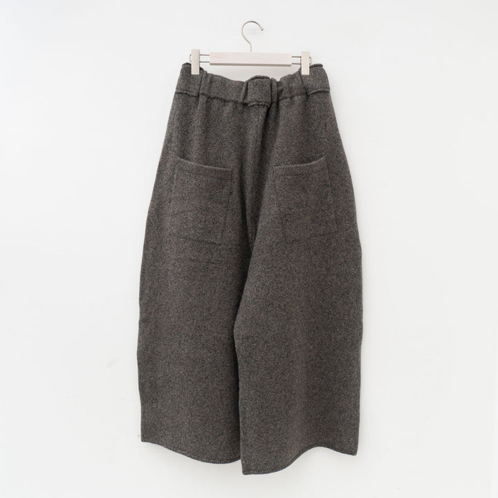 nonnotte /MEN　knit pants extra wide -heavy oz yak knit