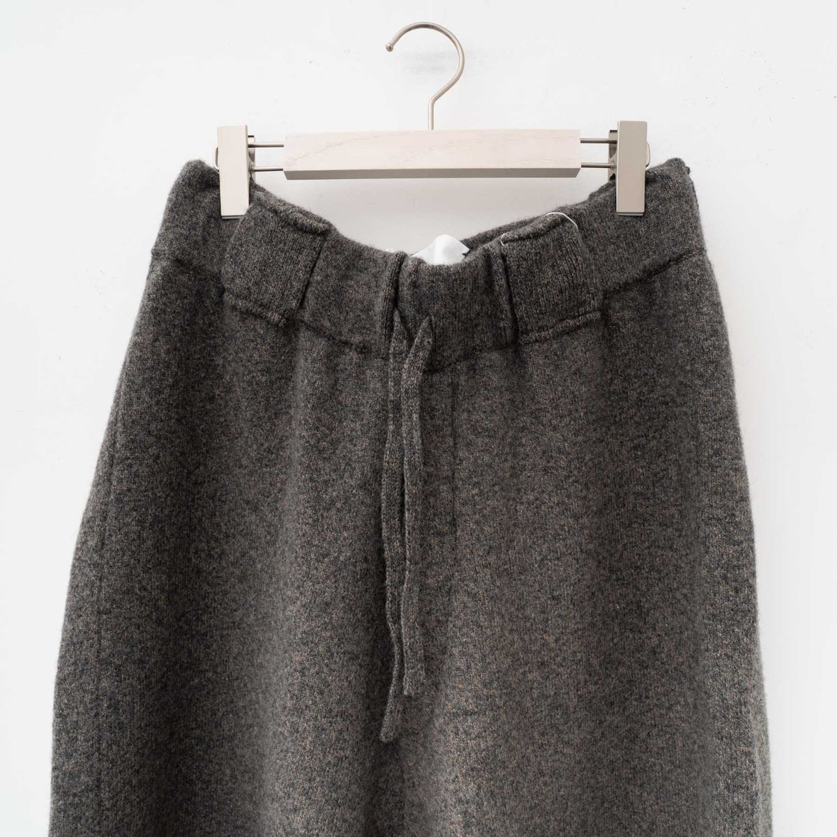 nonnotte｜MEN　knit pants extra wide -heavy oz yak knit