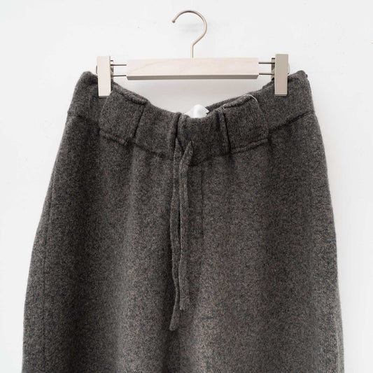 nonnotte｜MEN　knit pants extra wide -heavy oz yak knit