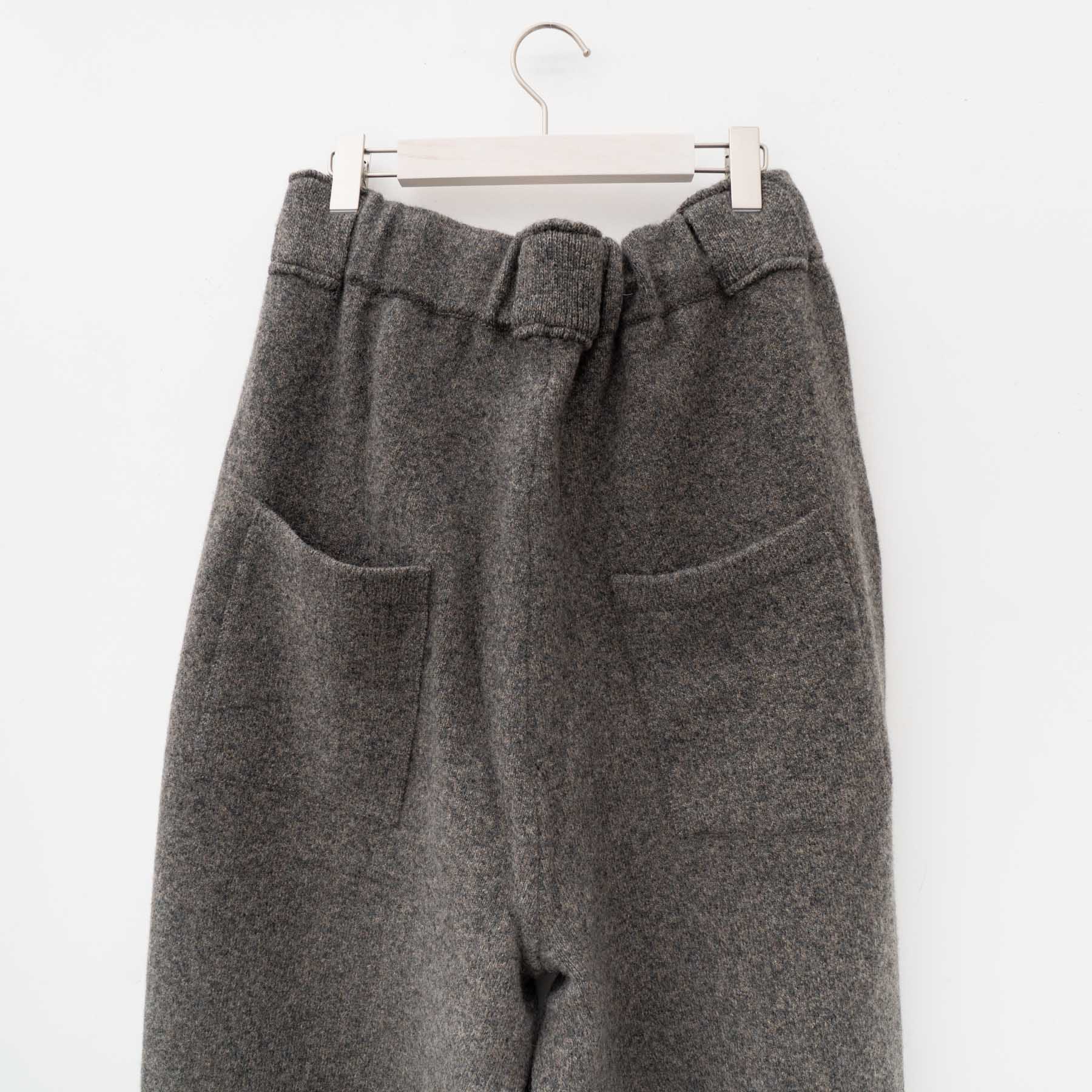 nonnotte /MEN knit pants extra wide -heavy oz yak knit – haus-netstore