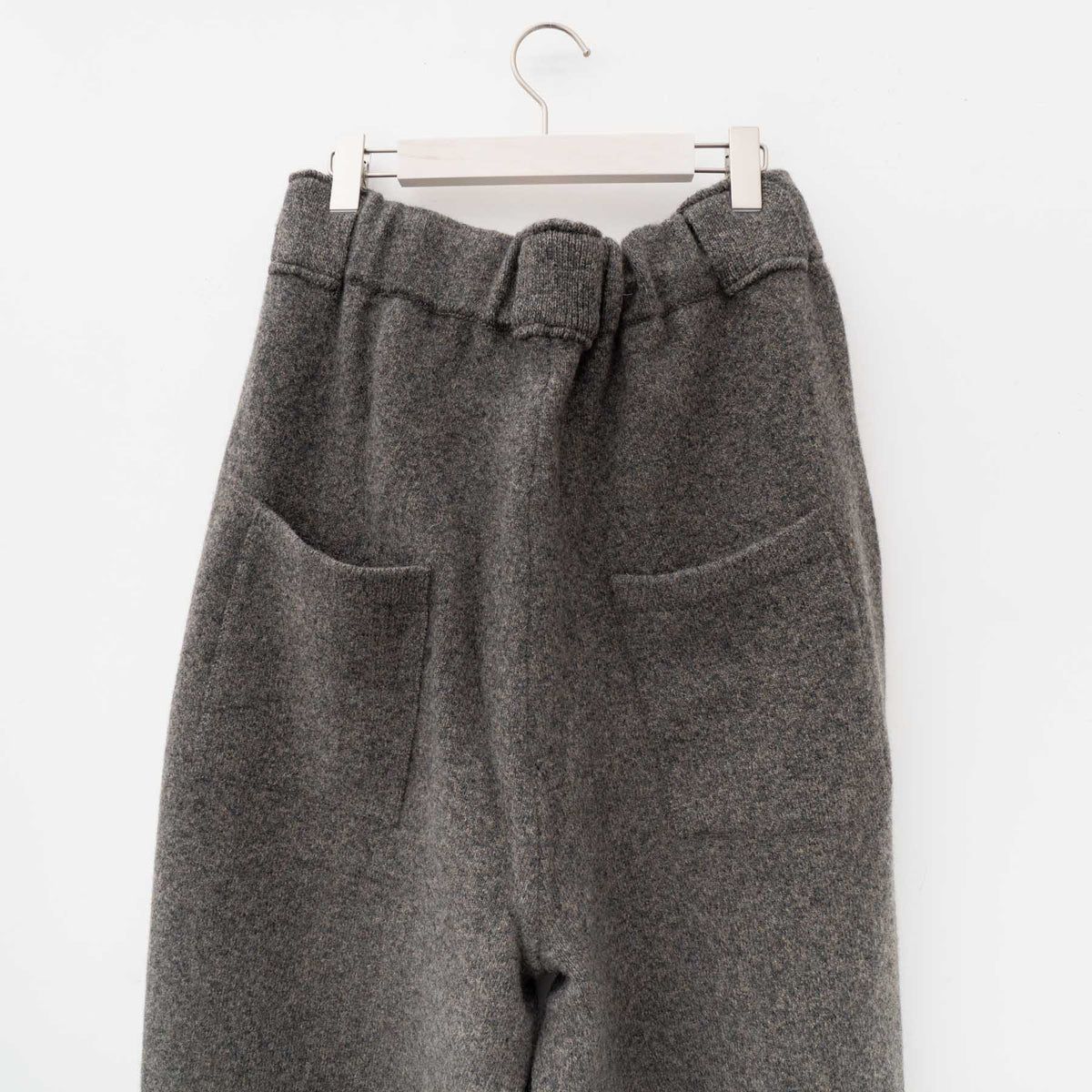 nonnotte｜MEN　knit pants extra wide -heavy oz yak knit
