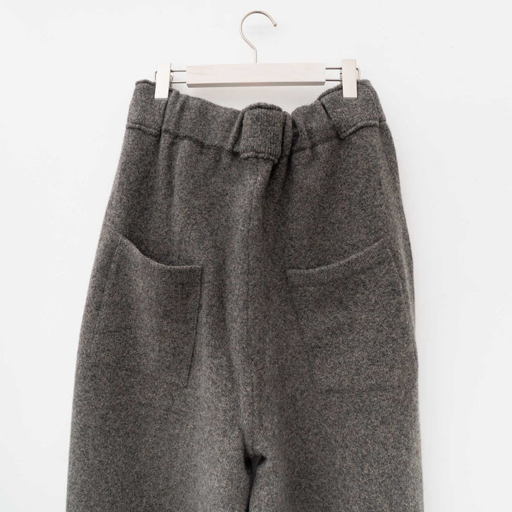 nonnotte /MEN　knit pants extra wide -heavy oz yak knit