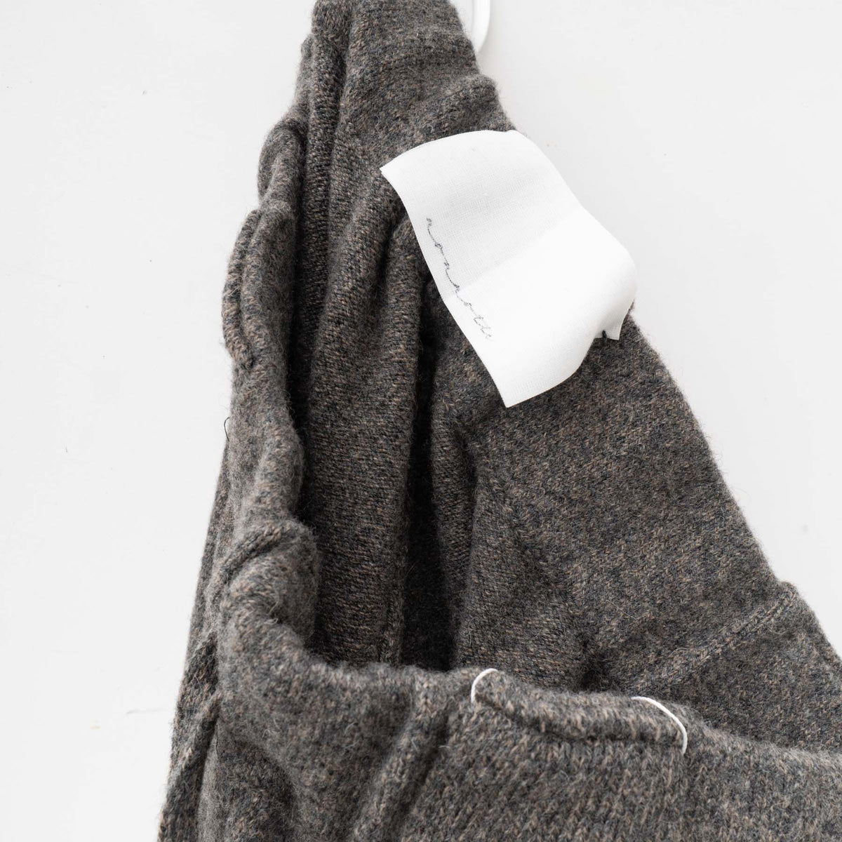 nonnotte｜MEN　knit pants extra wide -heavy oz yak knit