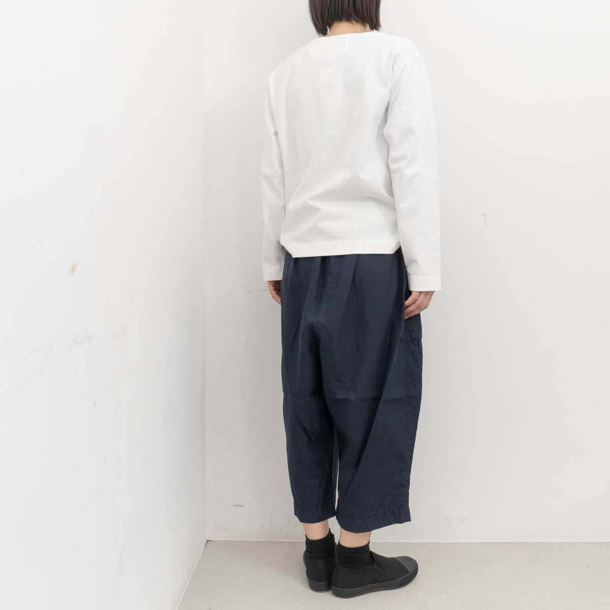 homspun｜WOMEN　リネンバイオ8分丈パンツ 261-3406 Y