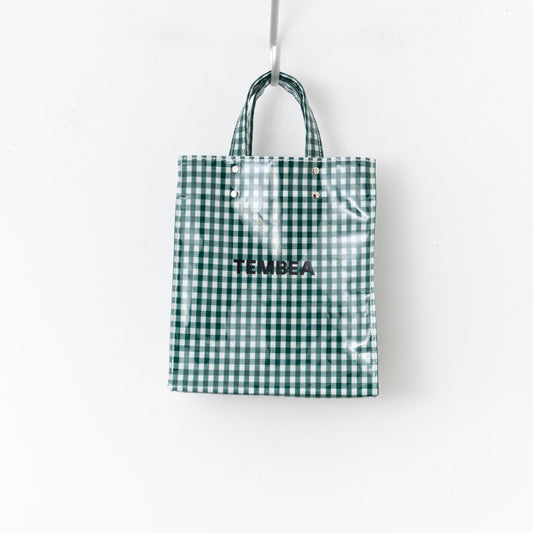 TEMBEA｜PAPER TOTE col.GINGHAM/GREEN（GINGHAM/GREEN）