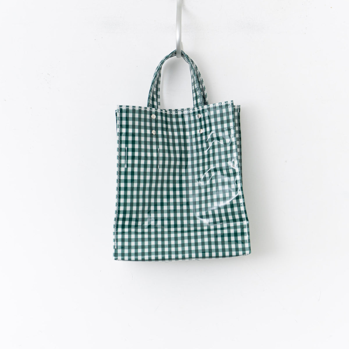 TEMBEA｜PAPER TOTE col.GINGHAM/GREEN