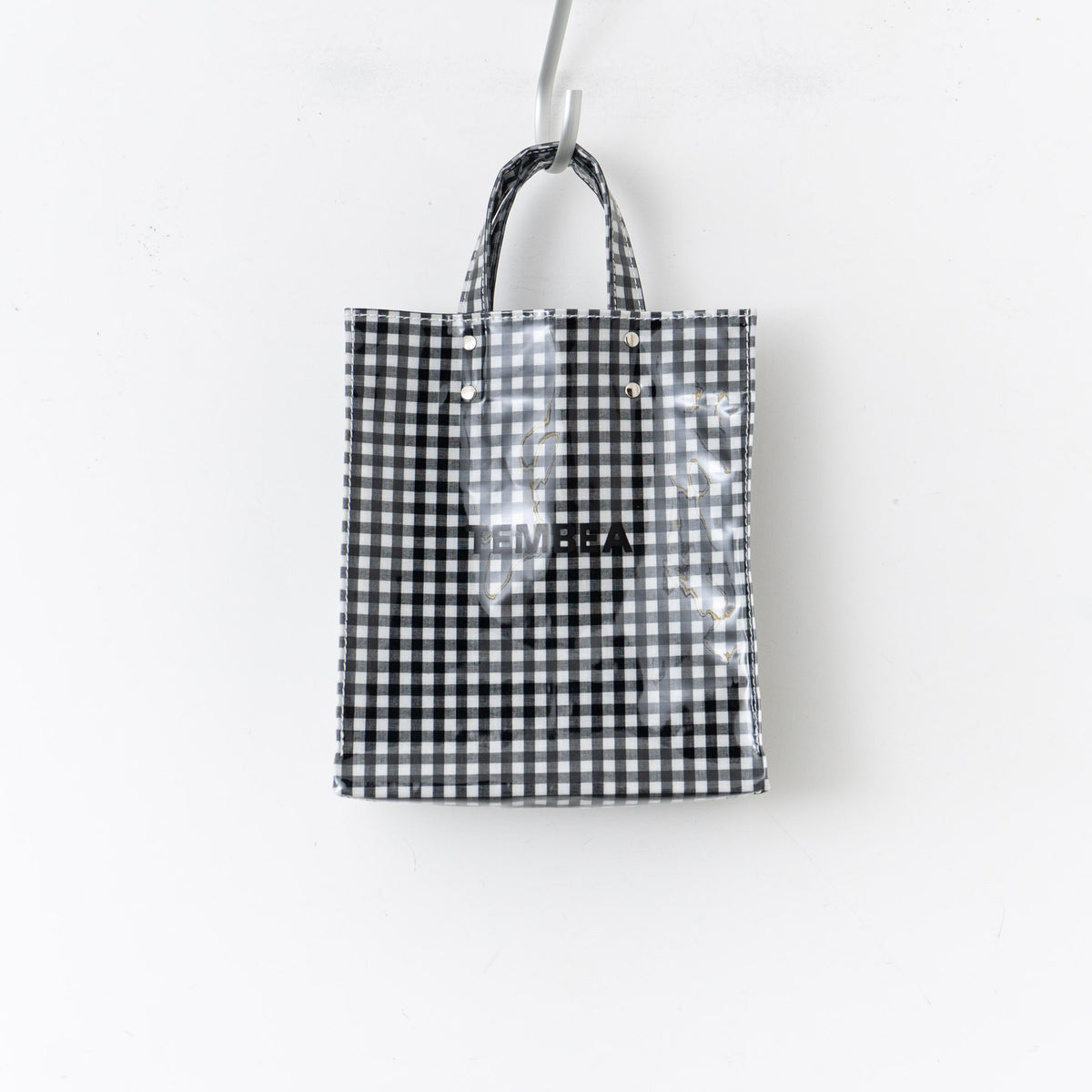TEMBEA｜PAPER TOTE col.GINGHAM/BLACK（GINGHAM/BLACK）