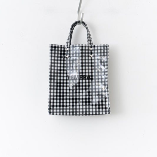 TEMBEA｜PAPER TOTE col.GINGHAM/BLACK（GINGHAM/BLACK）