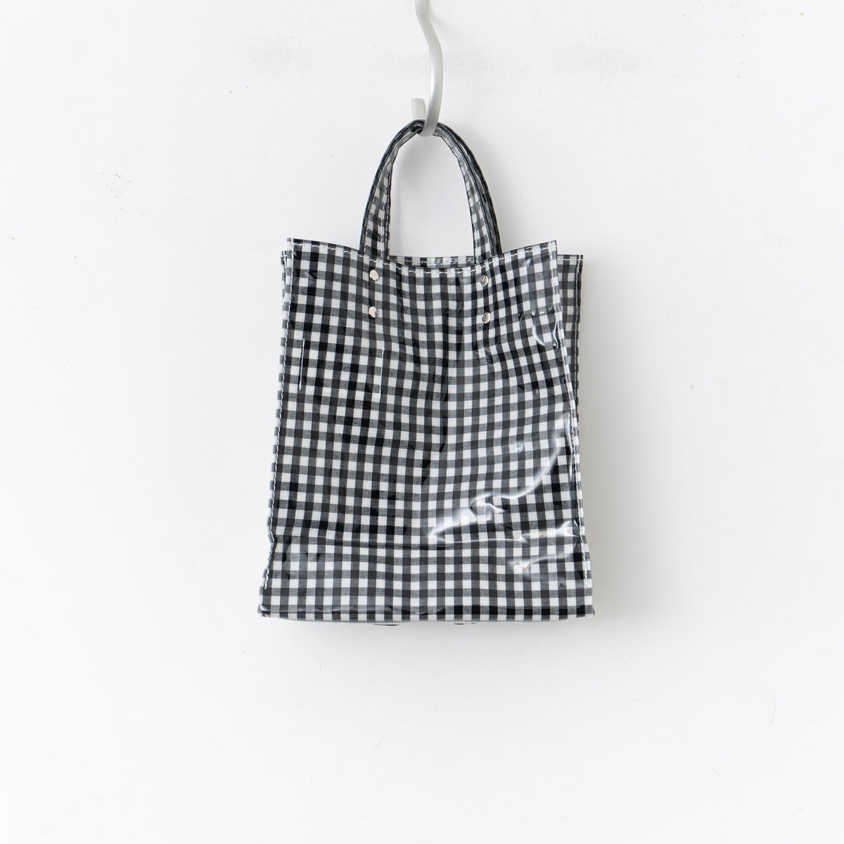 TEMBEA｜PAPER TOTE col.GINGHAM/BLACK
