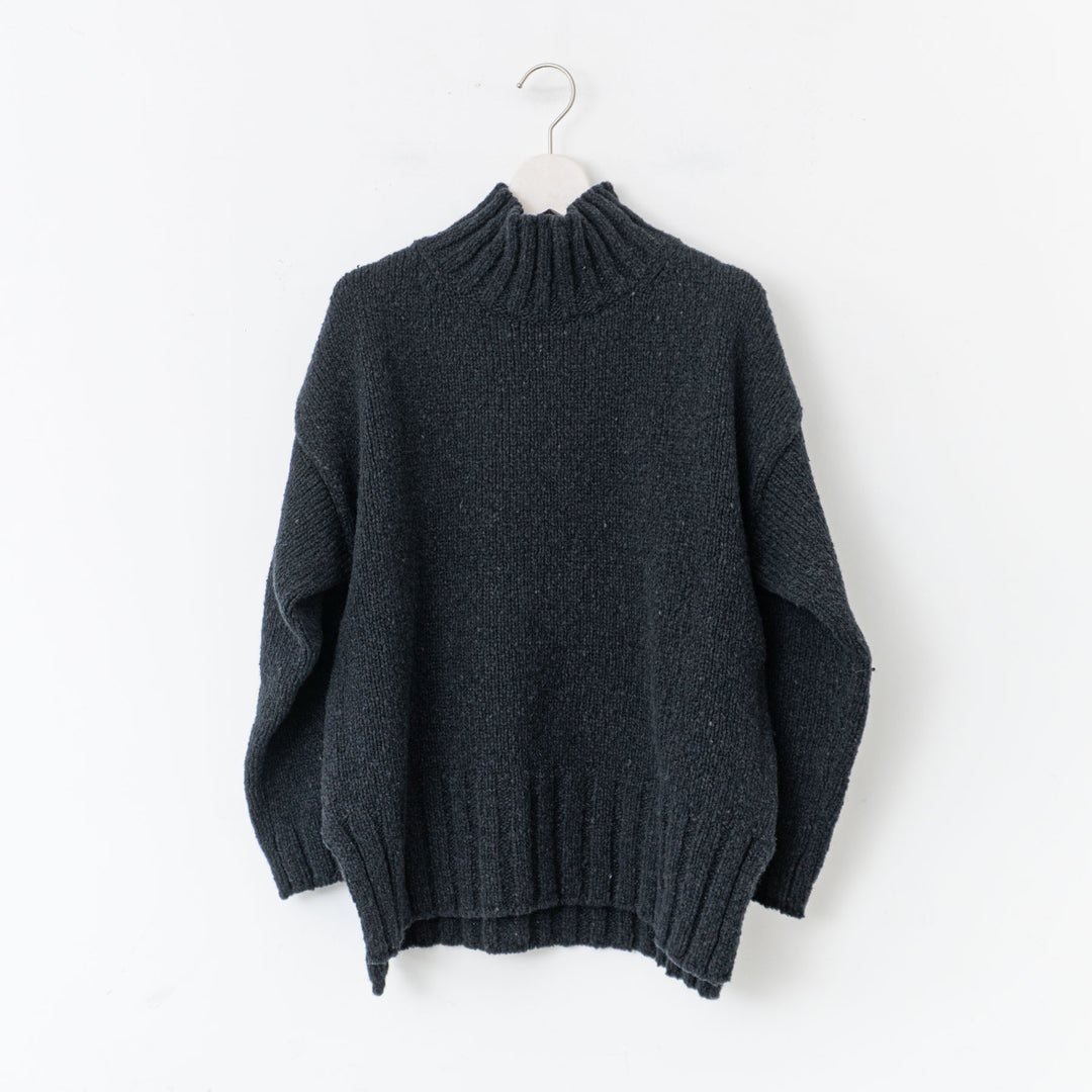 evam eva/　renew-wool turtle neck E243K099