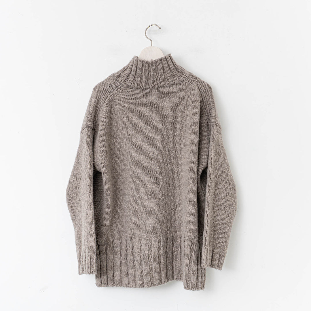 evam eva/　renew-wool turtle neck E243K099