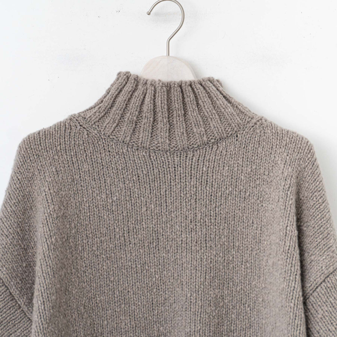 evam eva/　renew-wool turtle neck E243K099