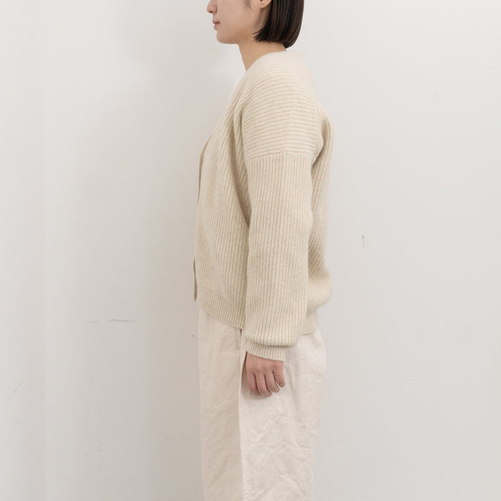 evam eva/　wool fox aze cardigan E253K200