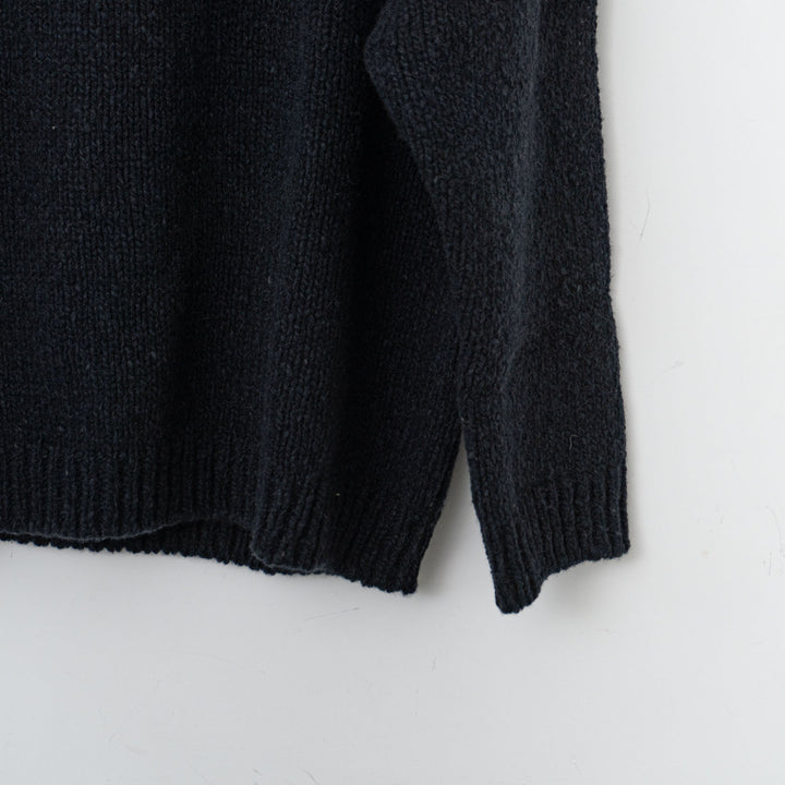 evam eva/　renew-wool raglan pullover E243K098