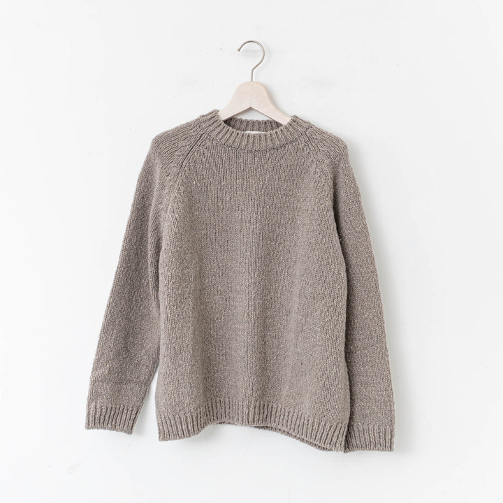 evam eva/　renew-wool raglan pullover E243K098