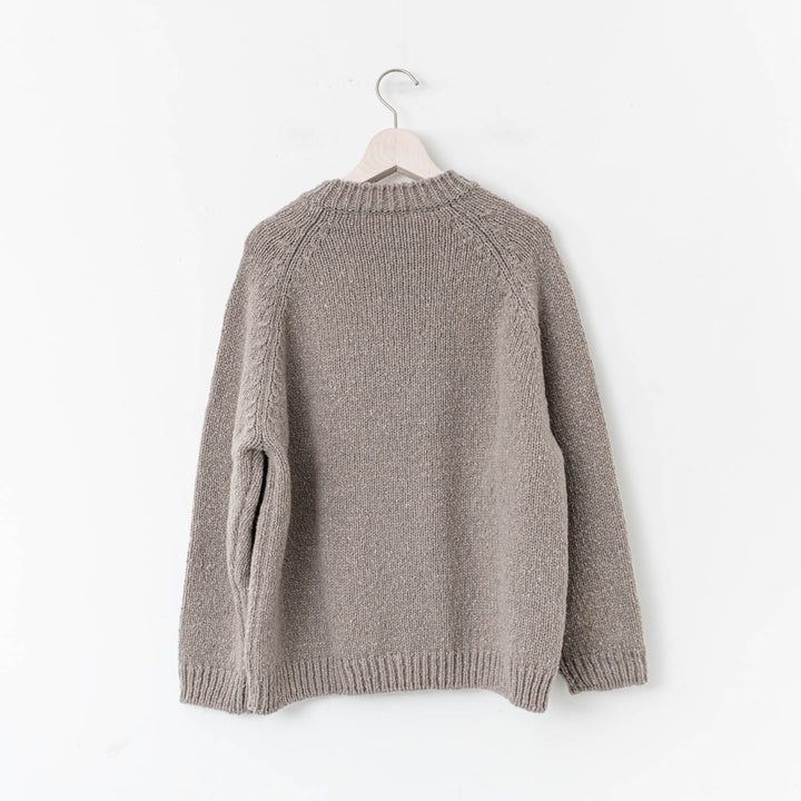 evam eva/　renew-wool raglan pullover E243K098