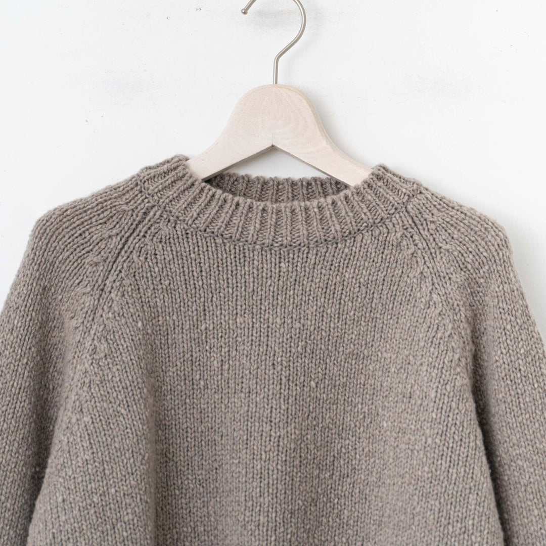 evam eva/　renew-wool raglan pullover E243K098