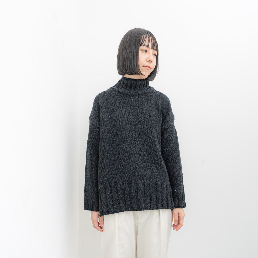 evam eva/　renew-wool turtle neck E243K099