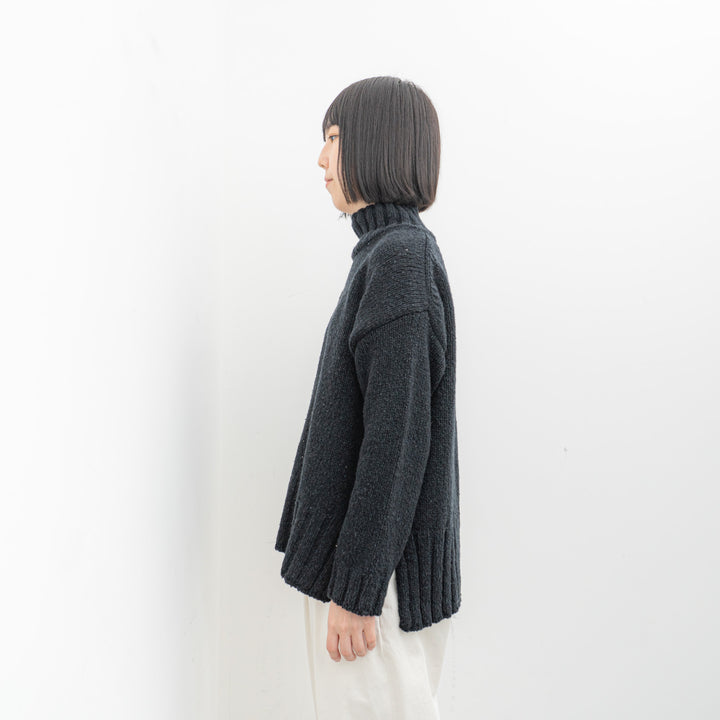 evam eva/　renew-wool turtle neck E243K099