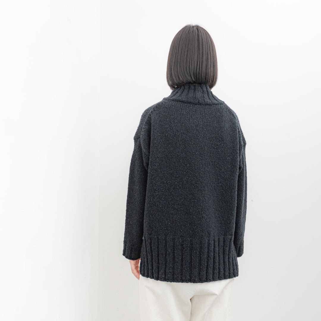 evam eva/　renew-wool turtle neck E243K099