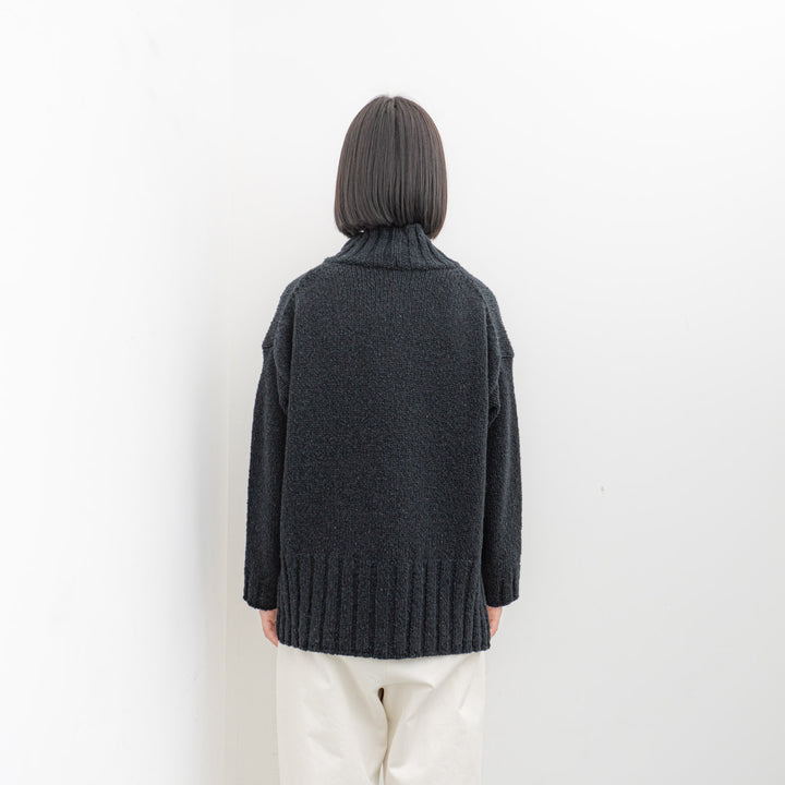 evam eva/　renew-wool turtle neck E243K099