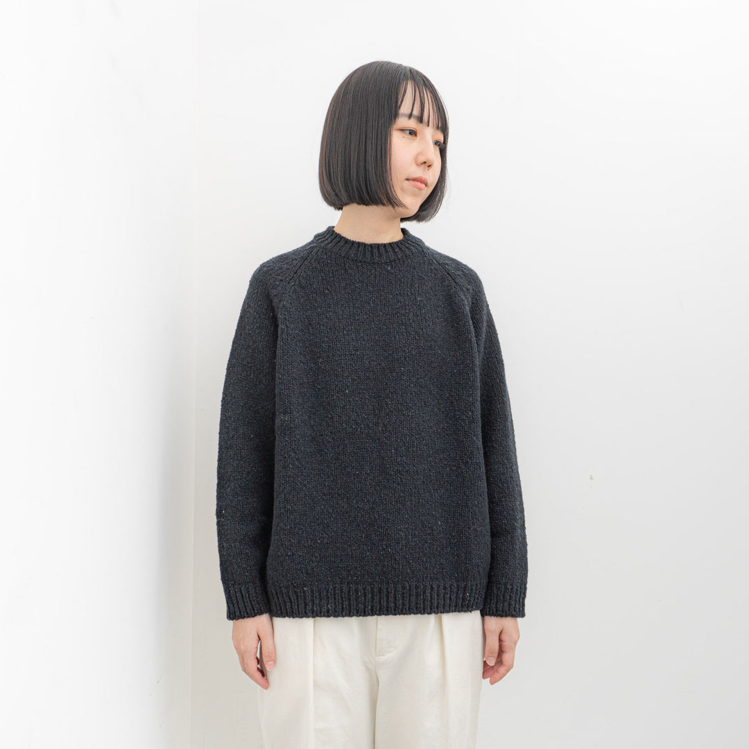 evam eva/　renew-wool raglan pullover E243K098