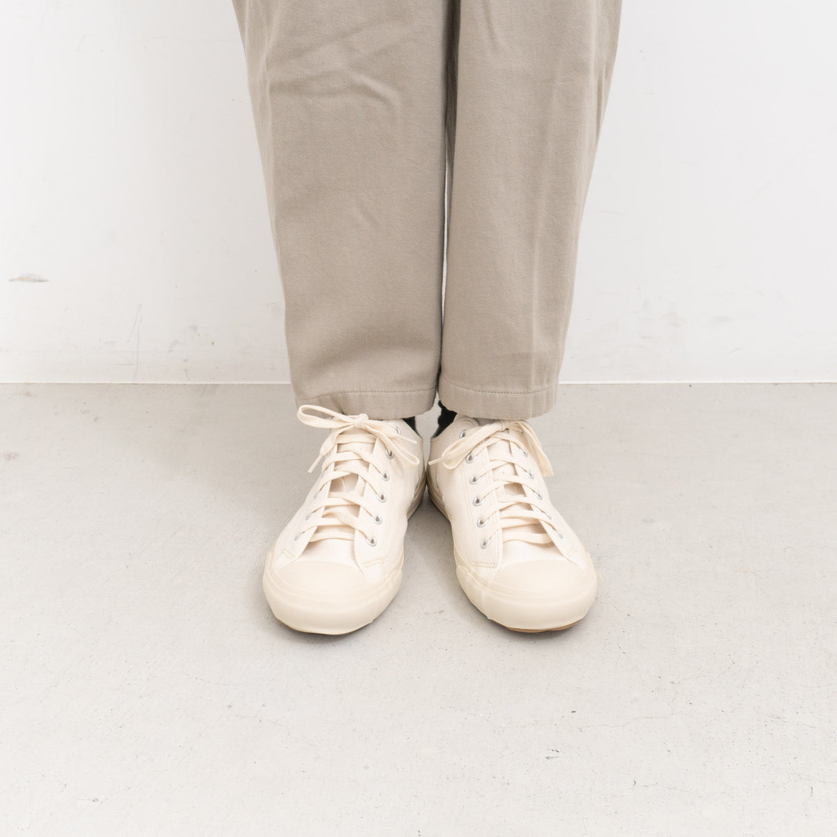 evam eva｜canvas sneaker/kinari（03）
