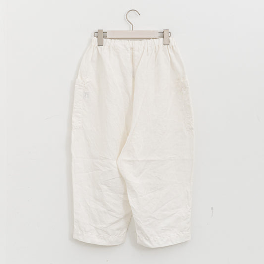 homspun｜WOMEN　リネンバイオ8分丈パンツ 261-3406 Y