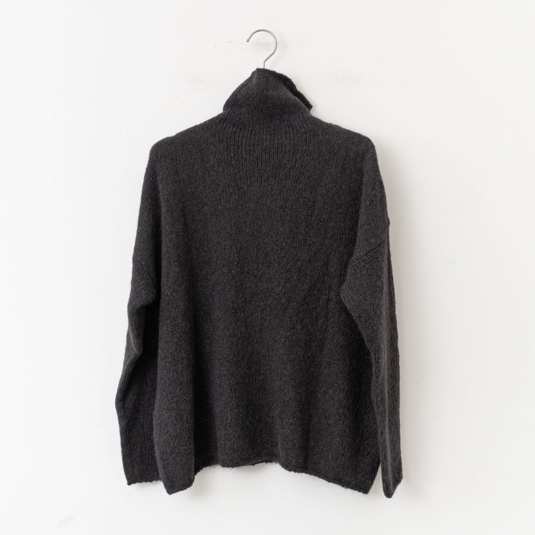 evam eva/　alpaca lily turtleneck E243K159