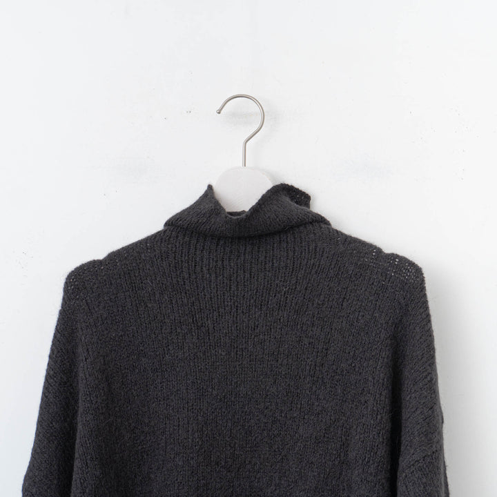 evam eva/　alpaca lily turtleneck E243K159