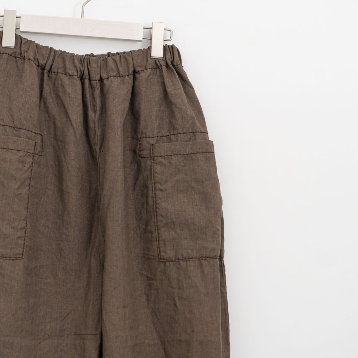 homspun｜WOMEN　リネンバイオ8分丈パンツ 261-3406 Y