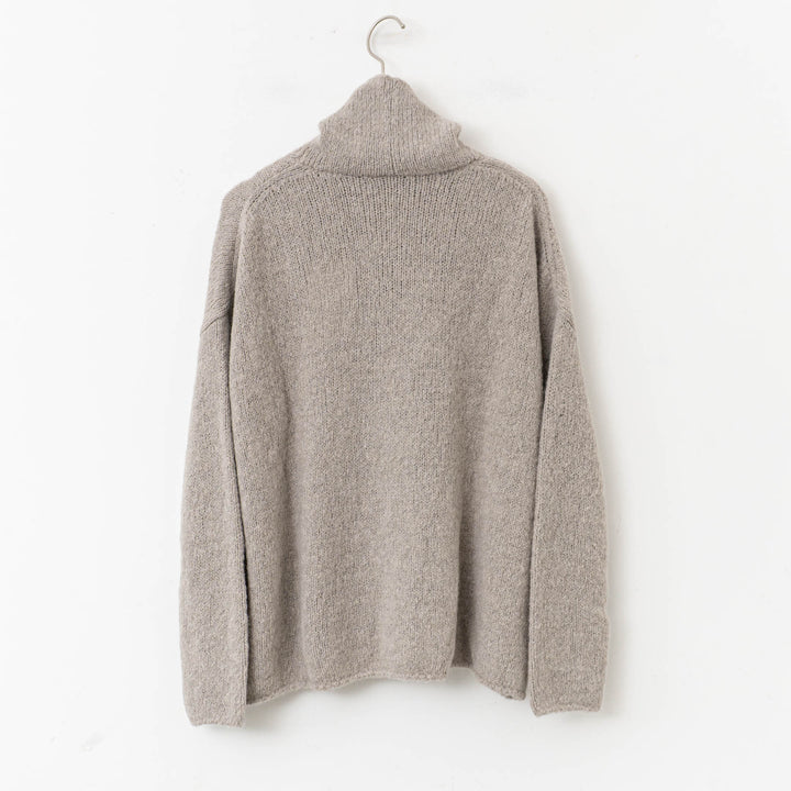 evam eva/　alpaca lily turtleneck E243K159