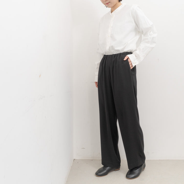 ゴーシュ /　バックサテンブラックパンツ G261-P020