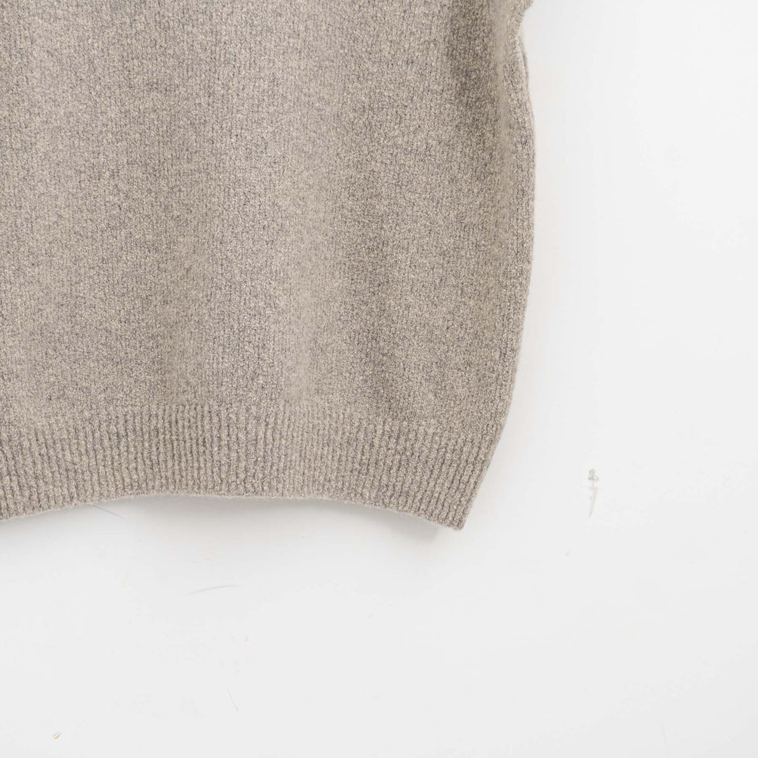 evam eva/　boucle yarn vest E253K214