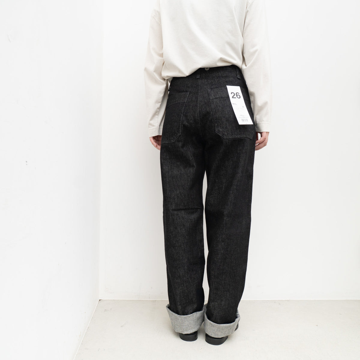 MHL.｜WOMEN　CANTON BLACK DENIM