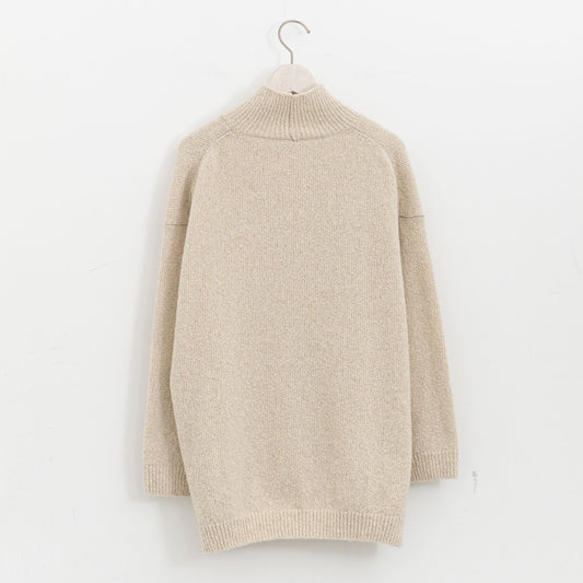 【AW】evam eva｜boucle yarn turtleneck E253K216