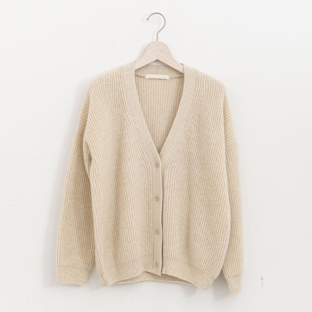 evam eva/　wool fox aze cardigan E253K200