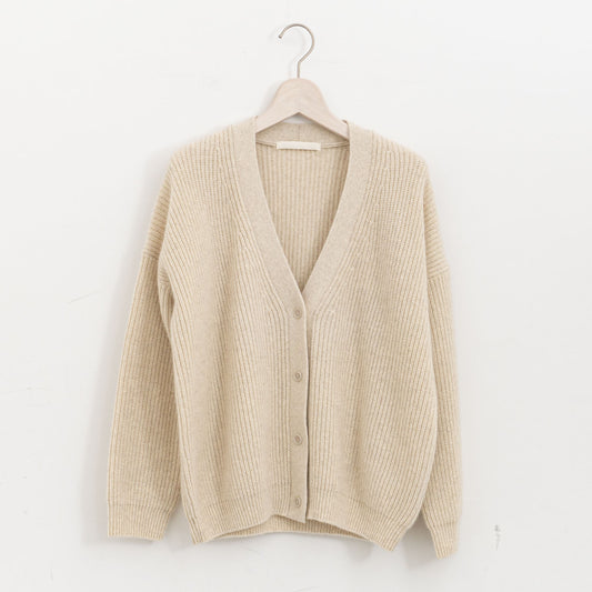 【AW】evam eva｜wool fox aze cardigan E253K200