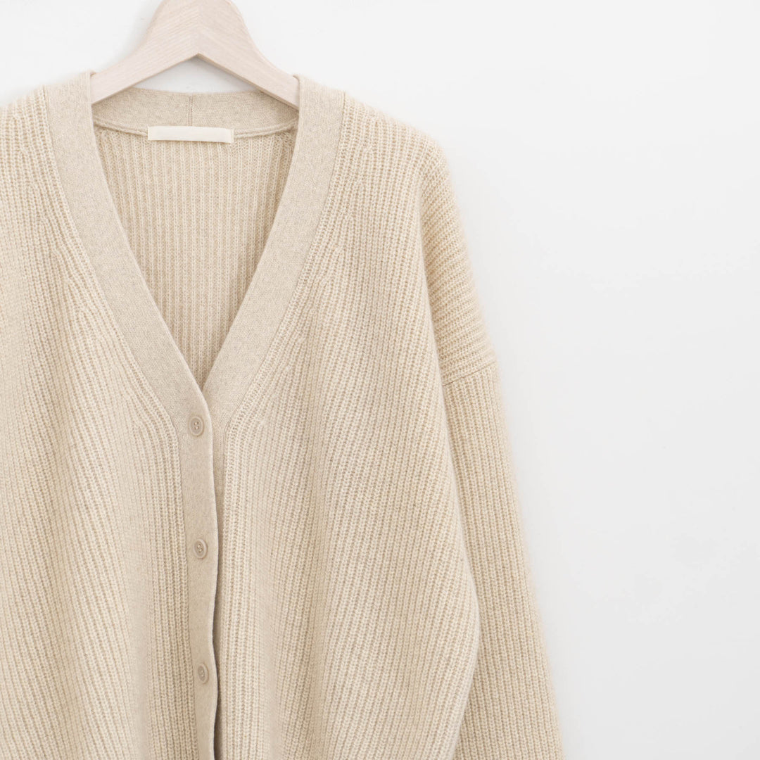 evam eva/　wool fox aze cardigan E253K200