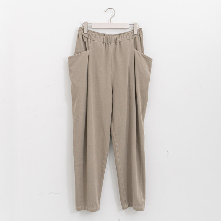 evam eva/　brushed cotton tuck pantsE253T169